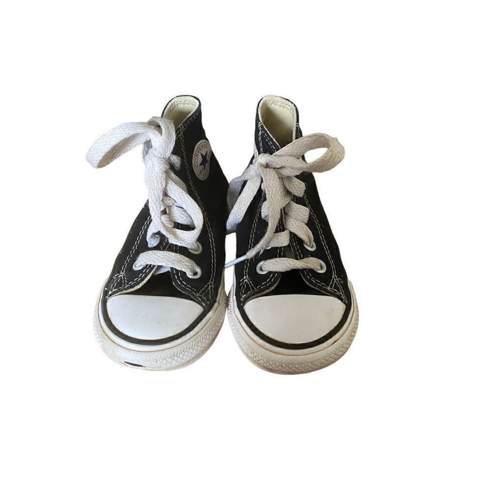 Converse, all-star canvas, high top sneakers, size 5 youth